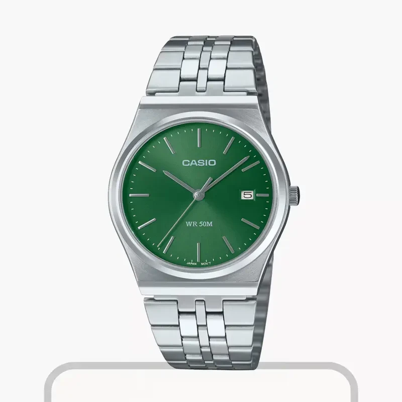 Casio Green Dial Analog Men's Watch | MTP-B145D-3AV